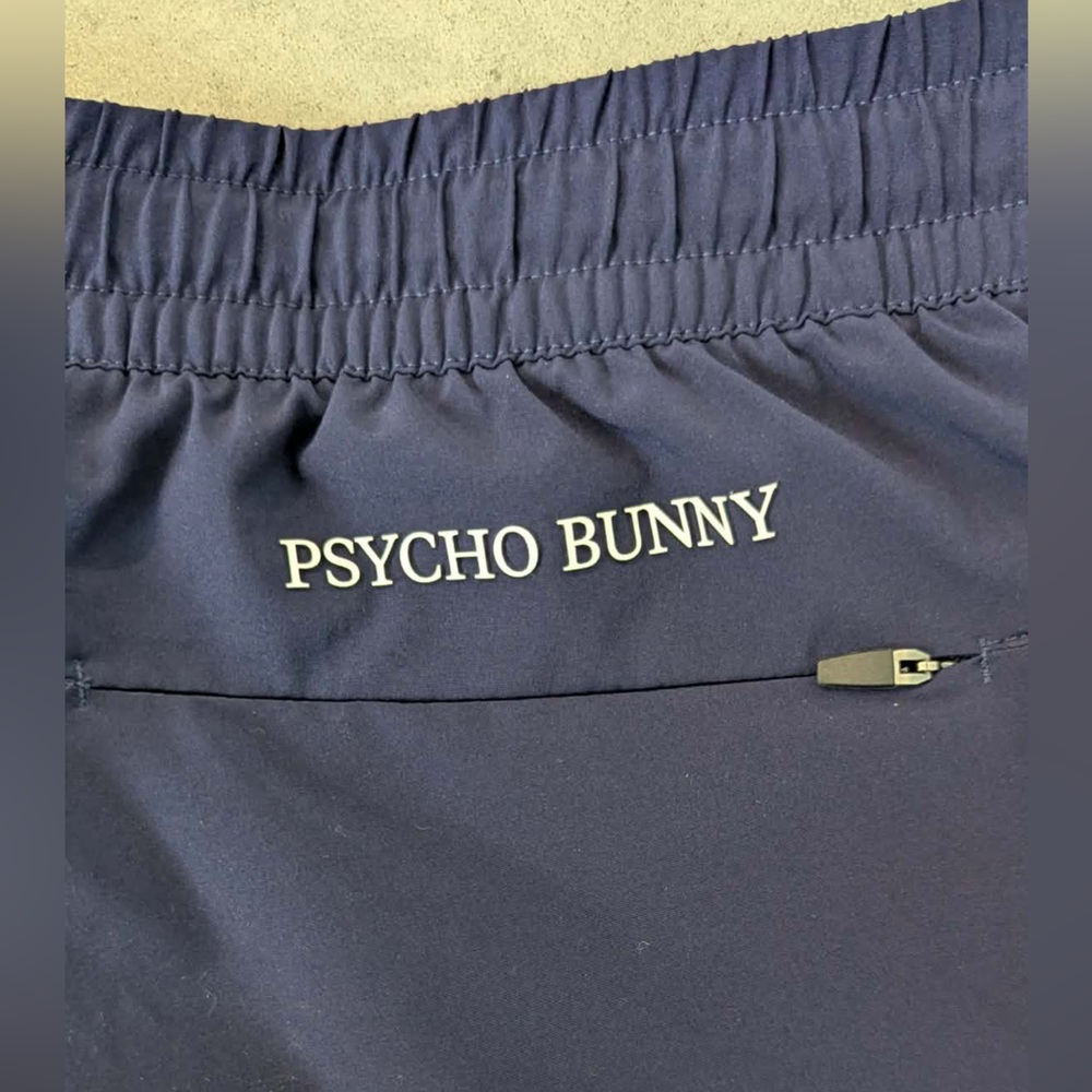 Psycho Bunny‎ Swim Shorts Navy White Logo Trunks Size Small - Picture 7 of 7
